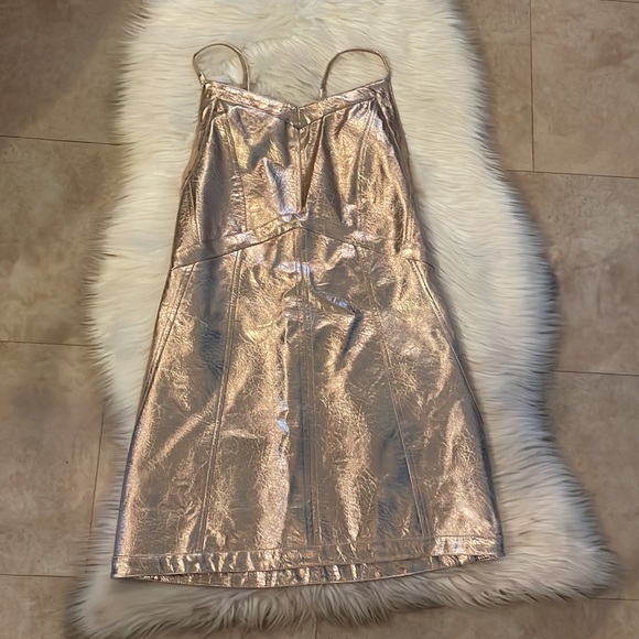 For Love & Lemons Luna Metallic Mini Dress - Picture 9 of 13